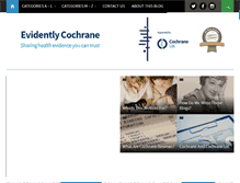 Tablet Screenshot of evidentlycochrane.net